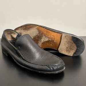 Bally Diddley Black Leather Loafers Made in Switzerland Men’s size 8